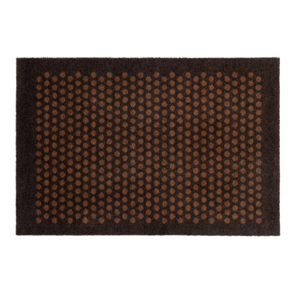 NYHED - TÆPPE/MÅTTE 60 x 90 CM - DOT/COGNAC-DARK BROWN