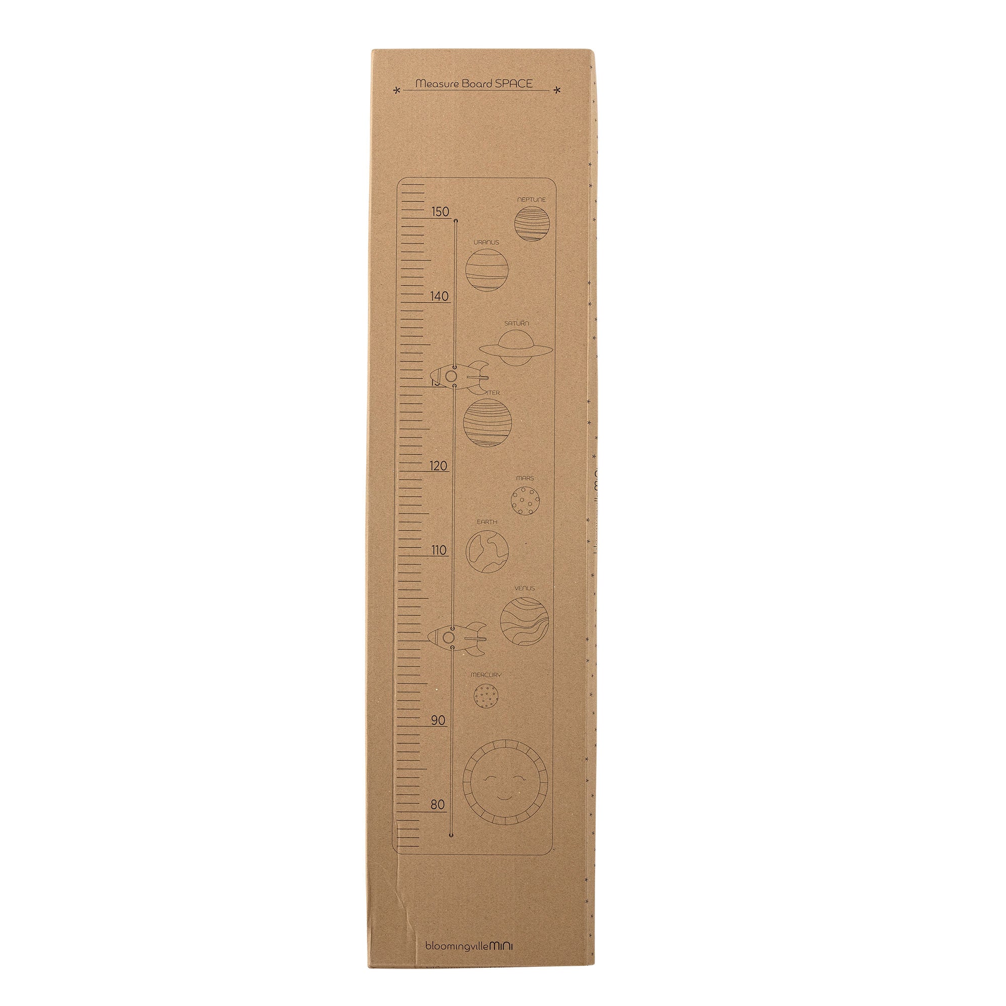 Bloomingville MINI Space Højdemåler, Grå, FSC®100%, MDF