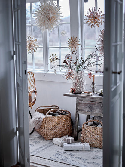 Bloomingville Elijas Stjerne m/lys, Brun, FSC® Mix, Papir