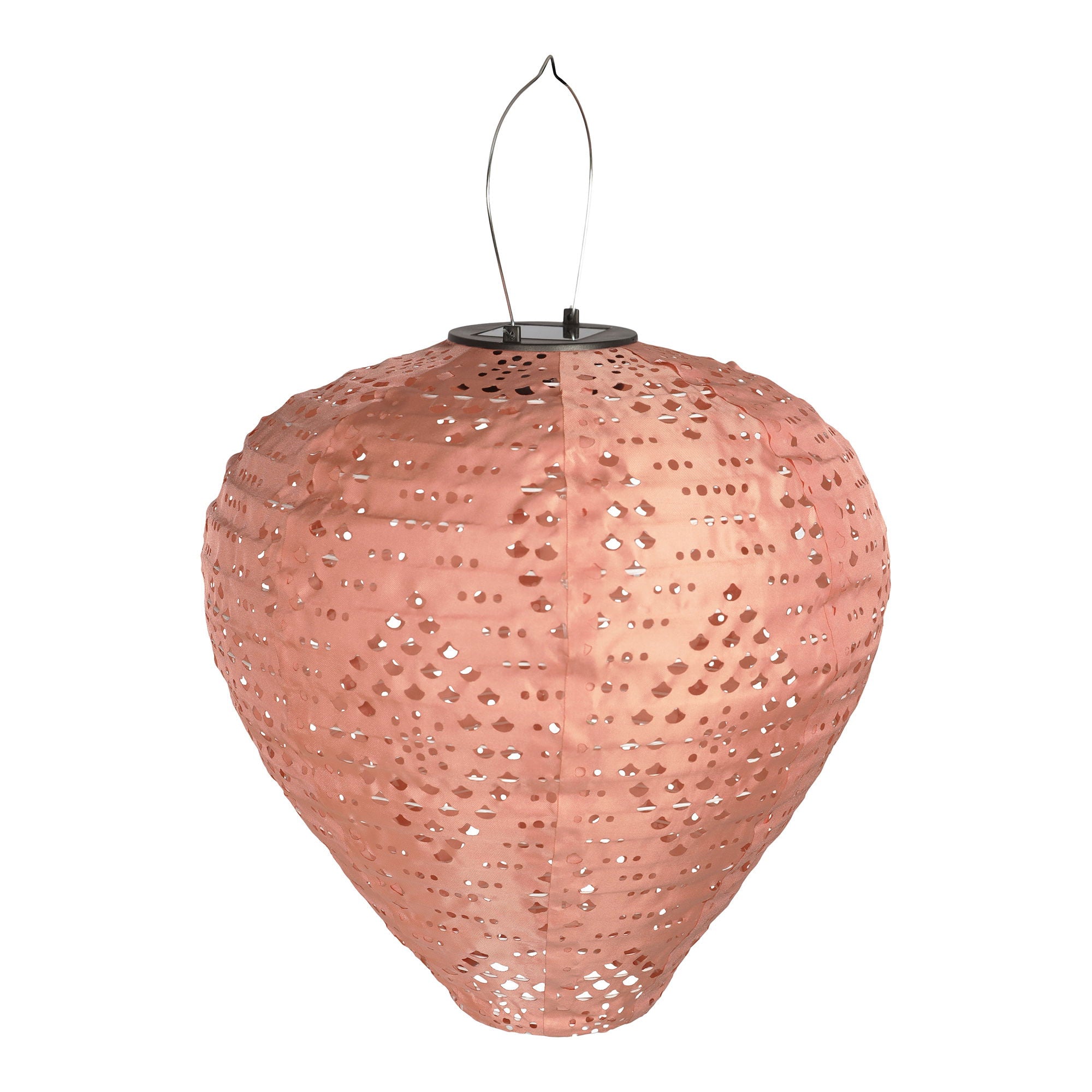 Lanterne, rose, genopladelig
