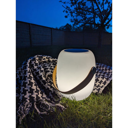 Cardiff LED Lampe - Lampe med læder strop