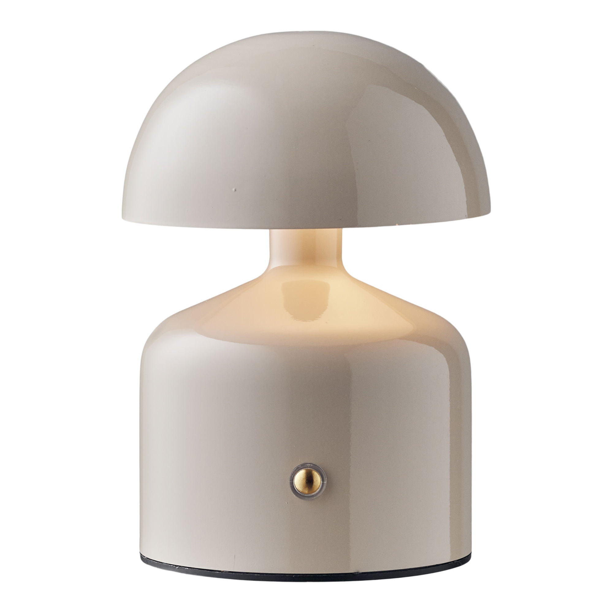 Aulla Bordlampe - Bordlampe, metal/plastik, genopladelig, grå