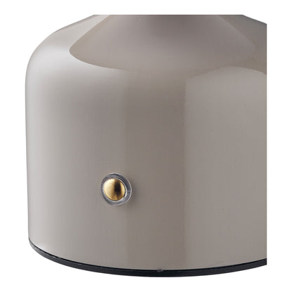 Aulla Bordlampe - Bordlampe, metal/plastik, genopladelig, grå