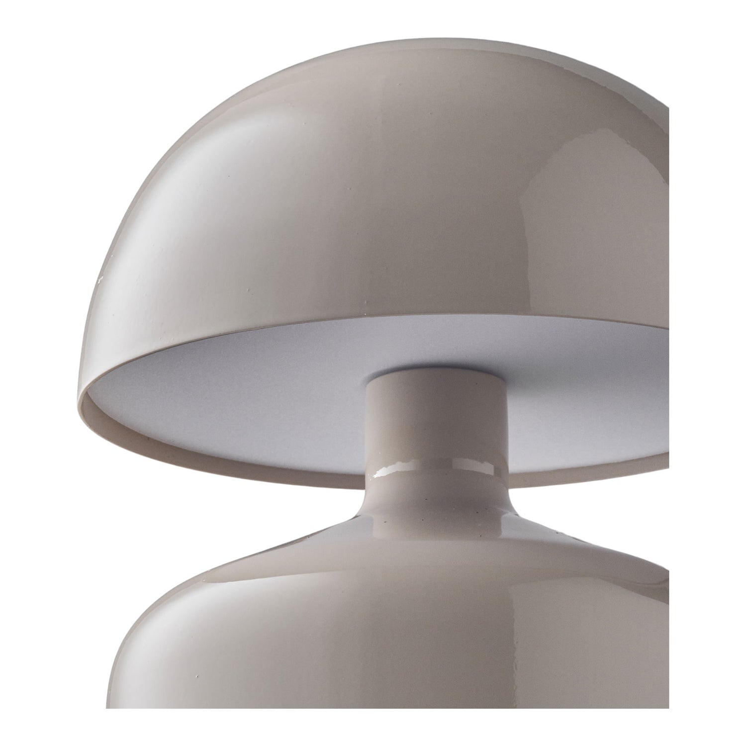 Aulla Bordlampe - Bordlampe, metal/plastik, genopladelig, grå