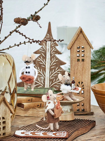 Bloomingville Peo Ornament, Natur, Uld