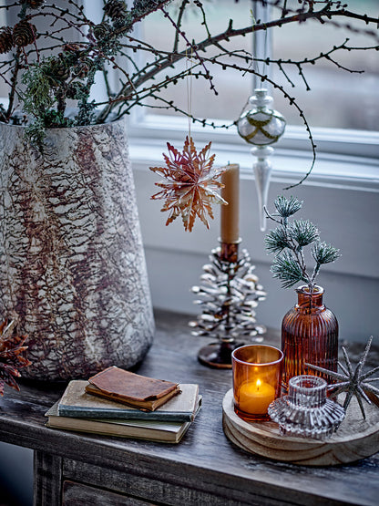 Bloomingville Gine Vase, Guld, Genanvendt Glas