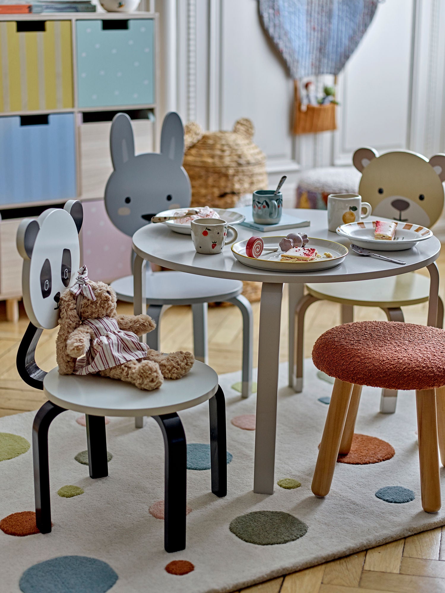 Bloomingville MINI Clennie Tæppe, Natur, Uld