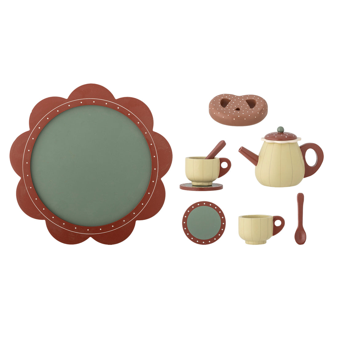 Bloomingville MINI Bette Legetøj, Køkkensæt, Brun, FSC®100%, MDF