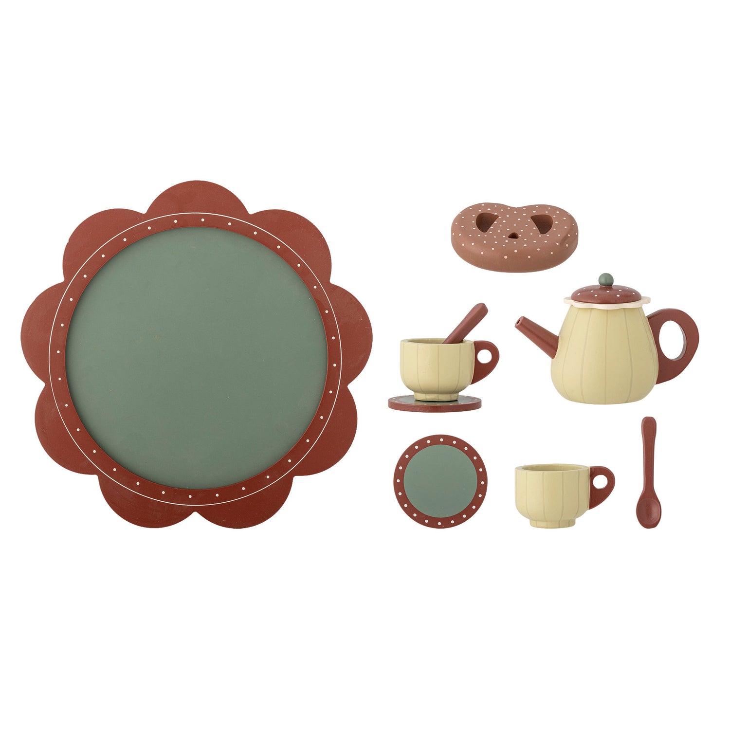 Bloomingville MINI Bette Legetøj, Køkkensæt, Brun, FSC®100%, MDF