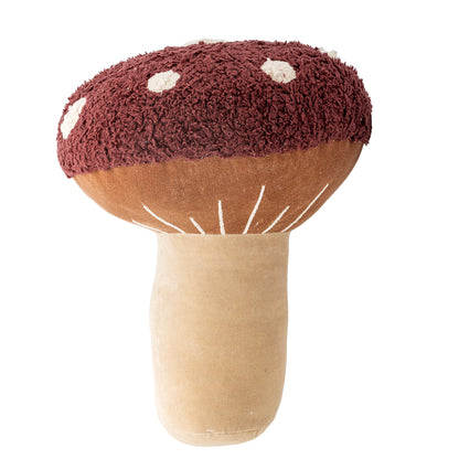 Bloomingville MINI Mushroom Pude, Rød, Bomuld