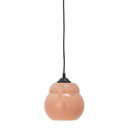 Bloomingville Motella Pendel, Rosa, Glas
