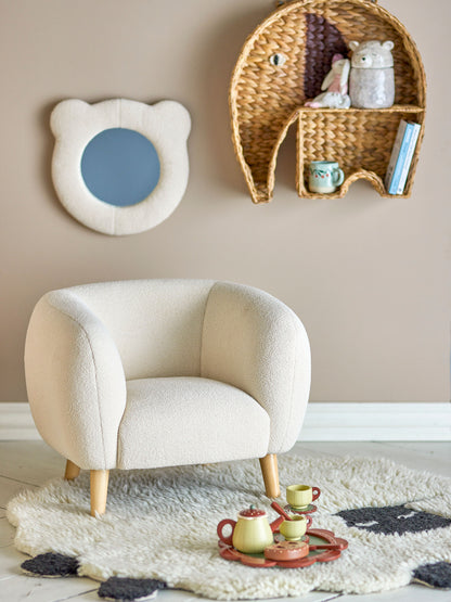 Bloomingville MINI Cade Stol, Hvid, Polyester