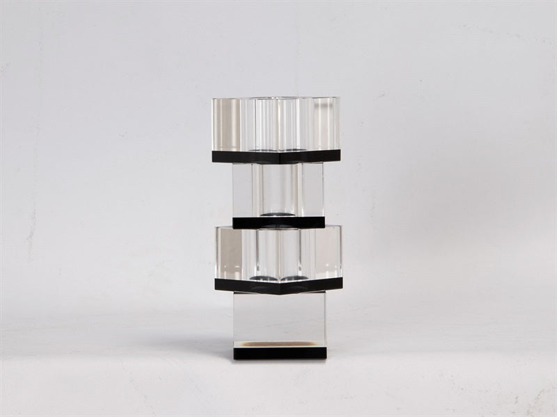Flora vase, sort