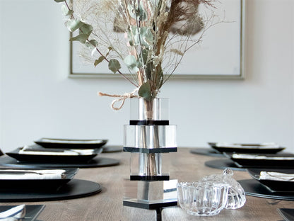 Flora vase, sort