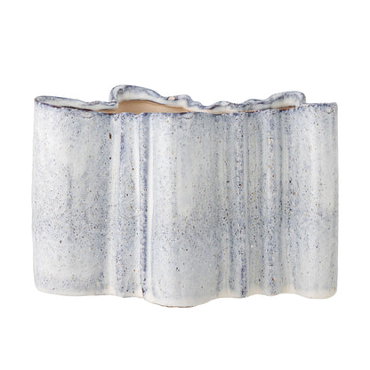 Bloomingville Lindae Vase, Blå, Stentøj
