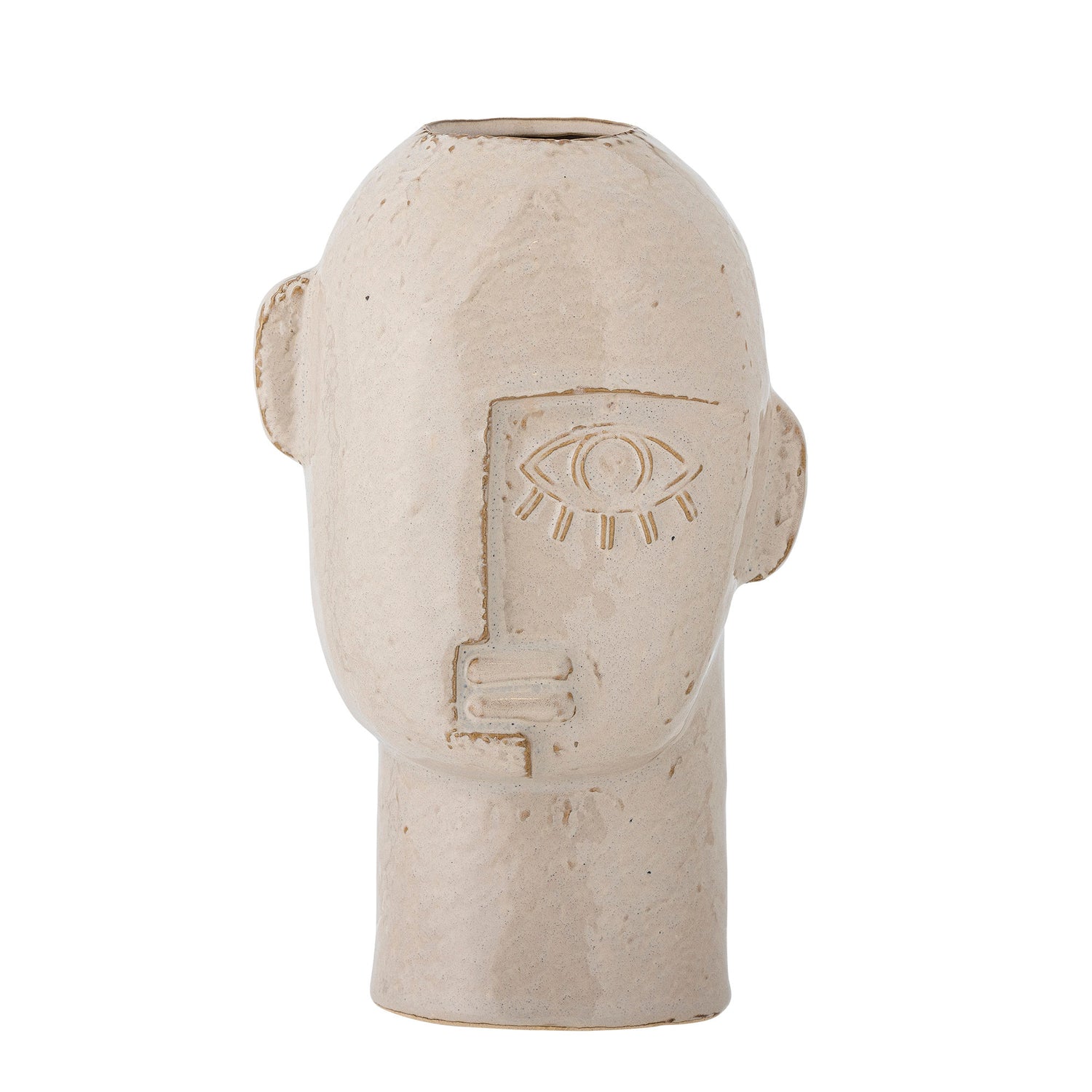 Bloomingville Lizzie Vase, Natur, Stentøj