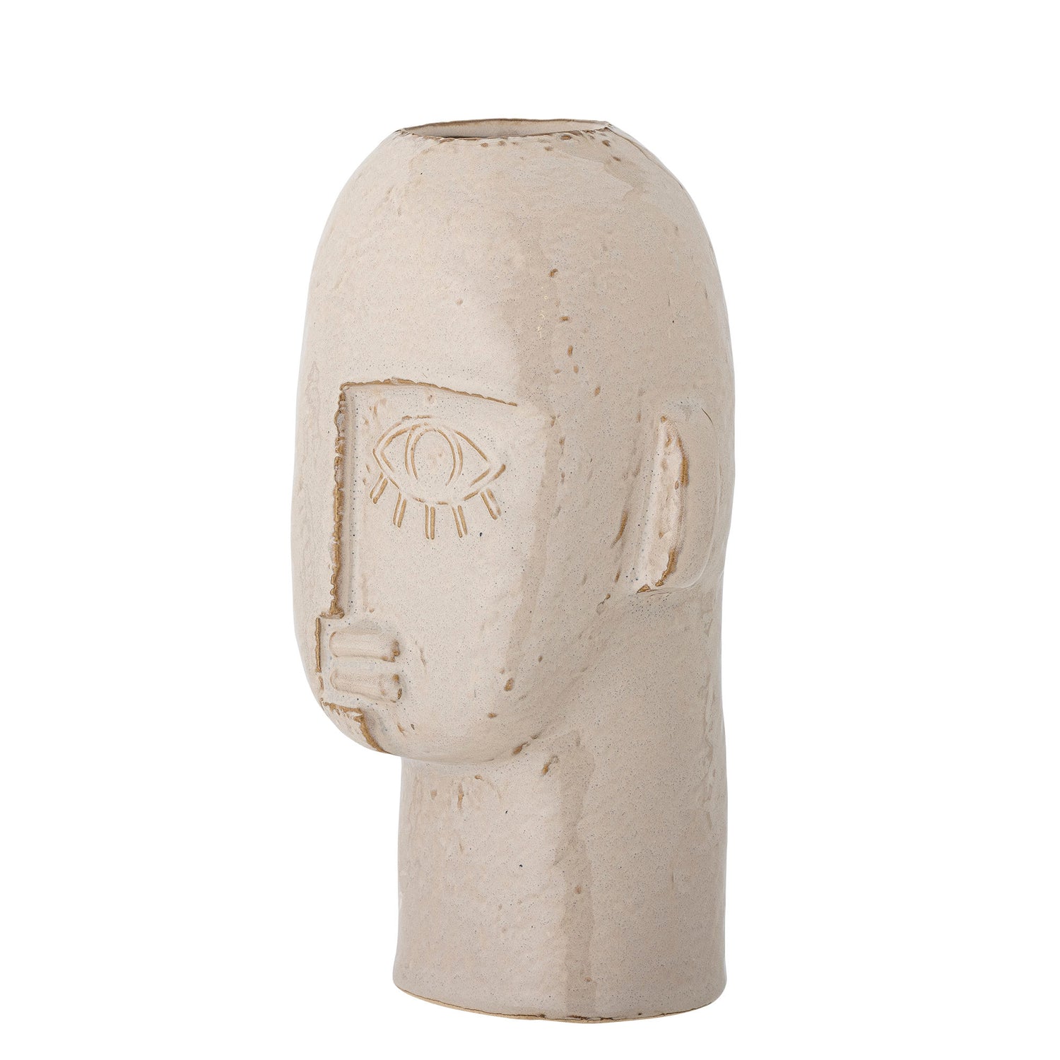 Bloomingville Lizzie Vase, Natur, Stentøj
