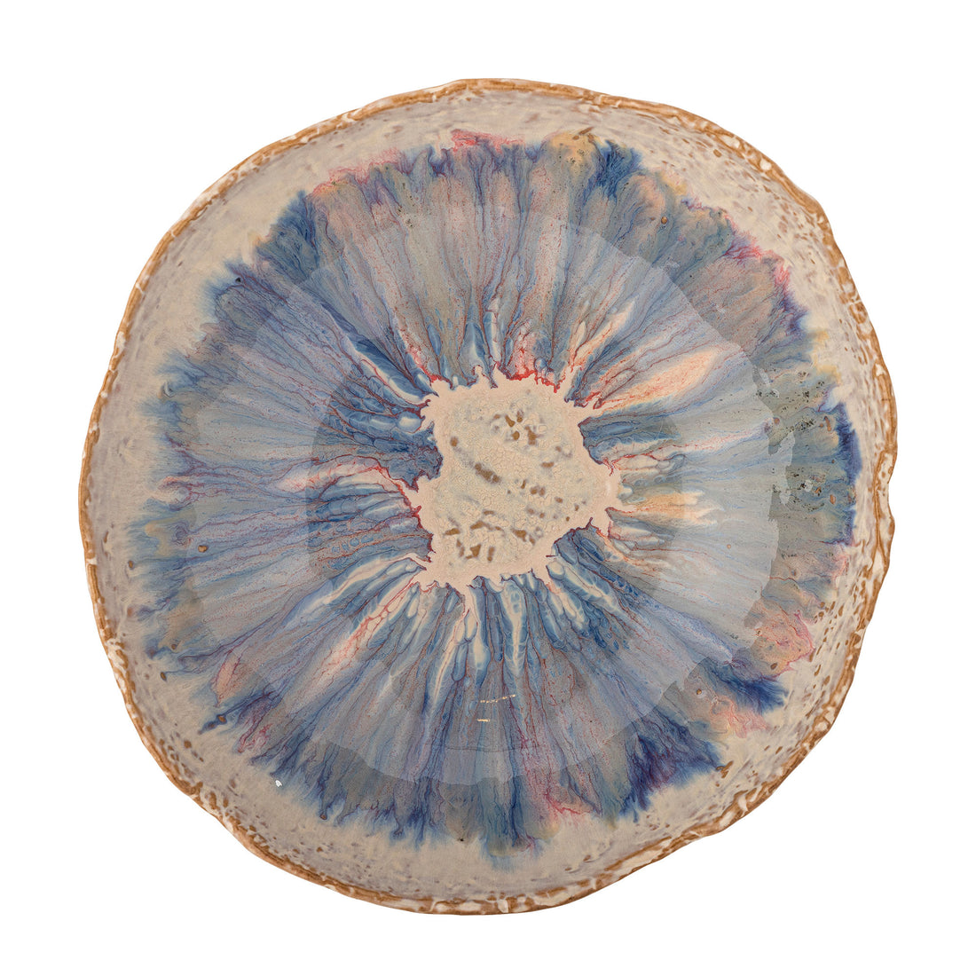 Bloomingville Amalia Skål, Blå, Stentøj