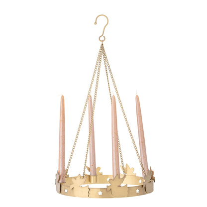 Bloomingville Elmir Adventsstage, Guld, Metal