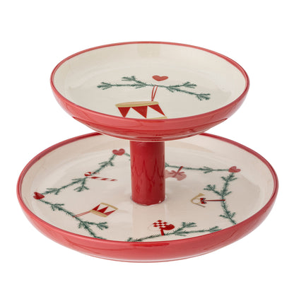 Bloomingville Yule Etagere, Natur, Stentøj