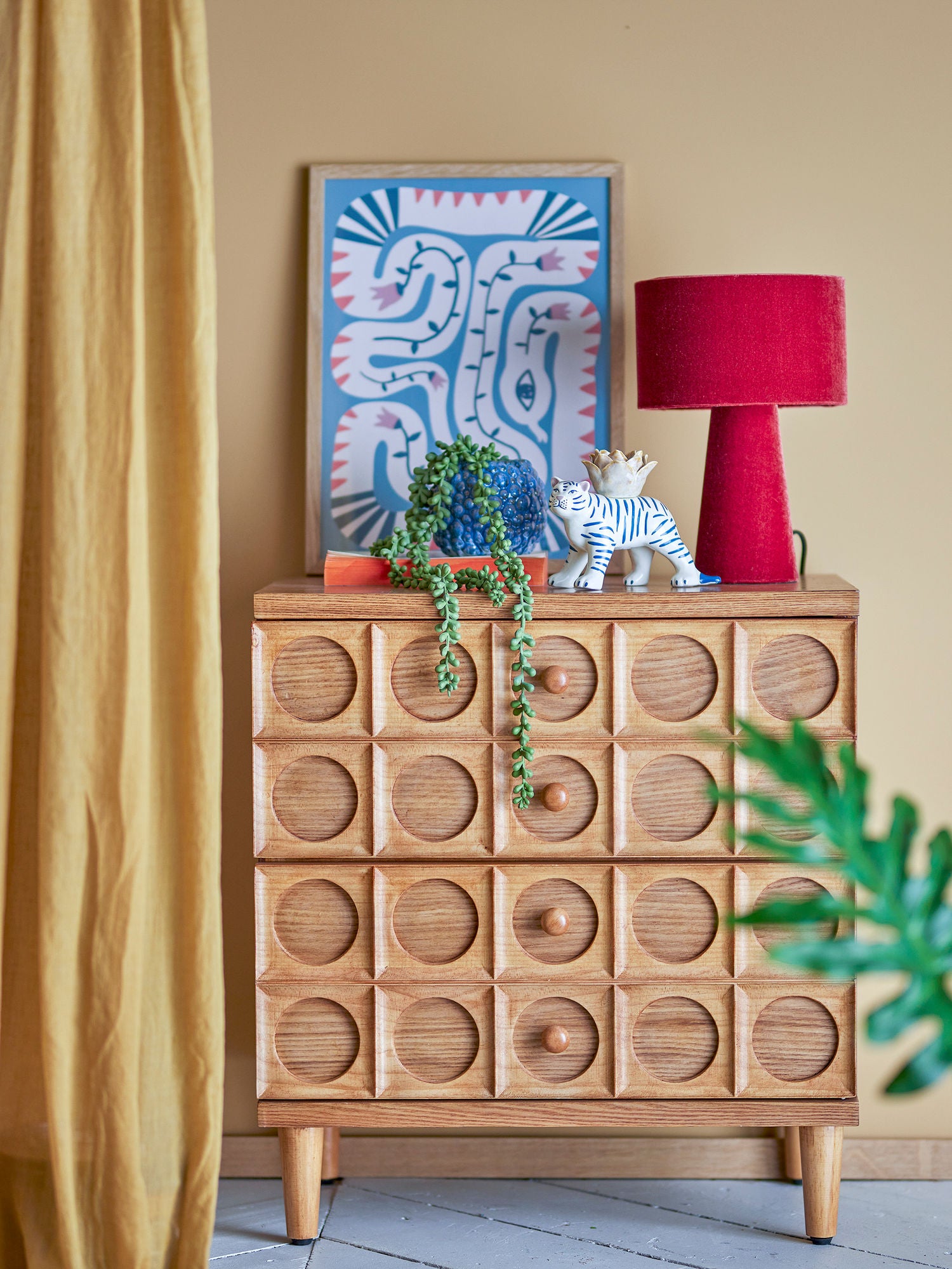 Bloomingville Vester Kommode, Brun, MDF
