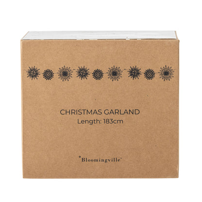 Bloomingville Bellac Guirlande, Hvid, FSC® Mix, Papir