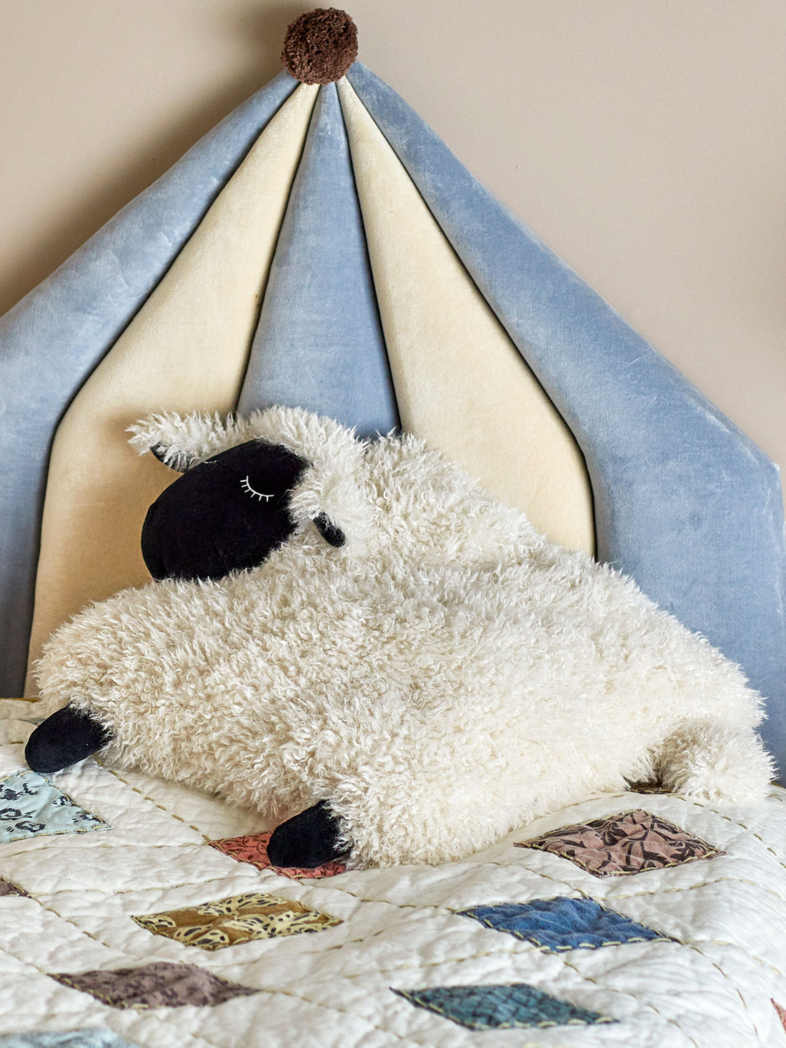 Bloomingville MINI Dolly Pude, Hvid, Polyester