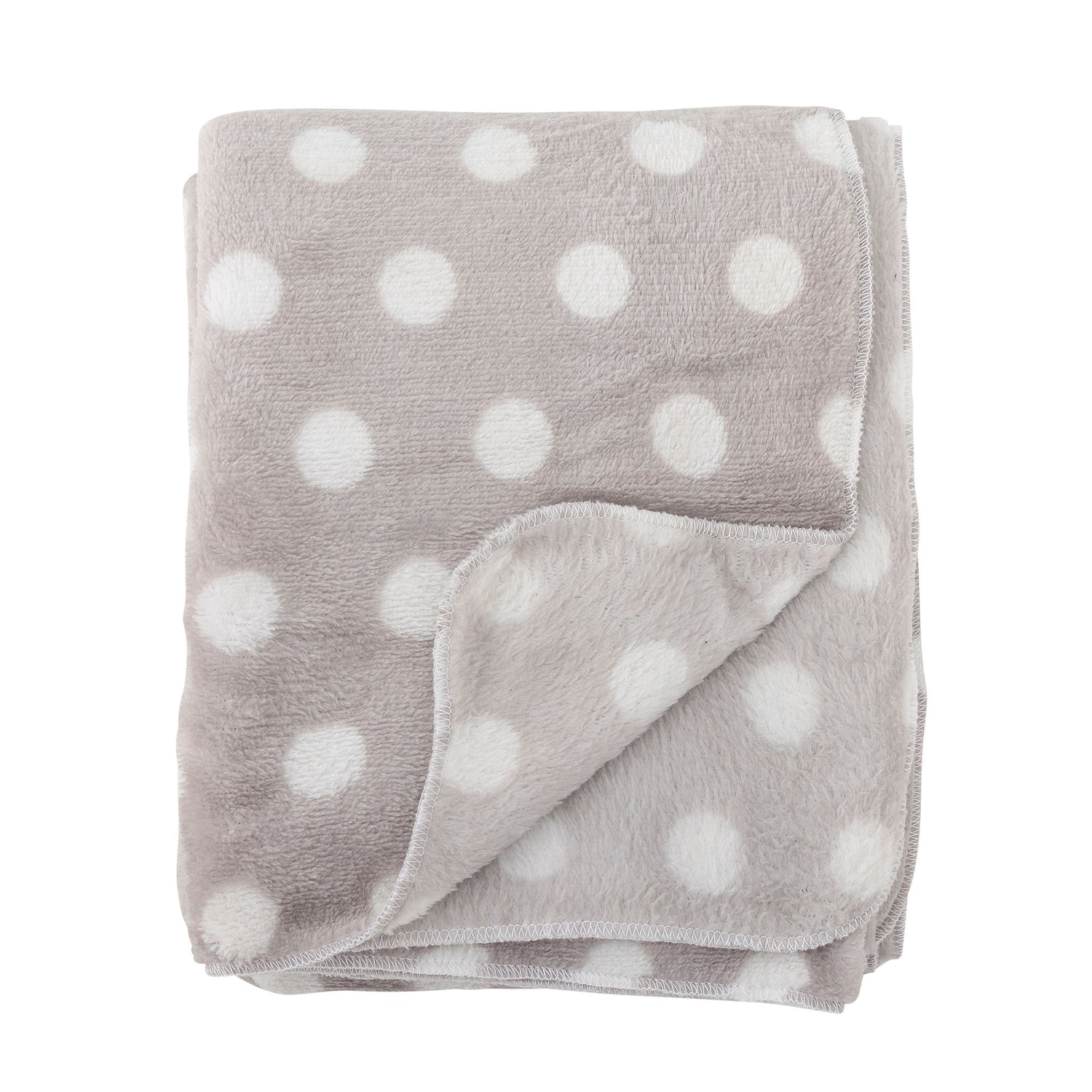 Bloomingville MINI Dolly Bamse med Tæppe, Hvid, Polyester