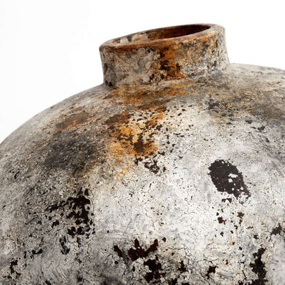 Krukke Echo 80 - Rustgrå - Terracotta - H: 80 Ø: 45 cm