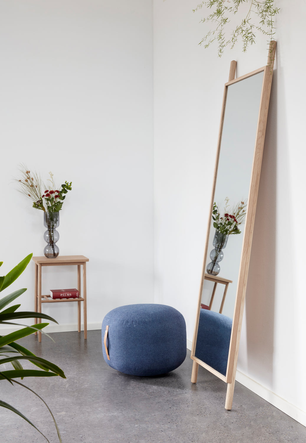 Lean Gulvspejl Natur - 53xh188cm