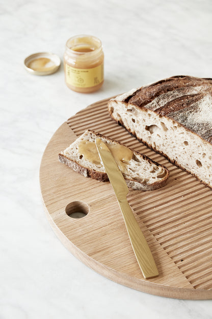 Monarch Skærebrætter Rund Natur (sæt af 2) - ø33xh2, ø40xh2cm