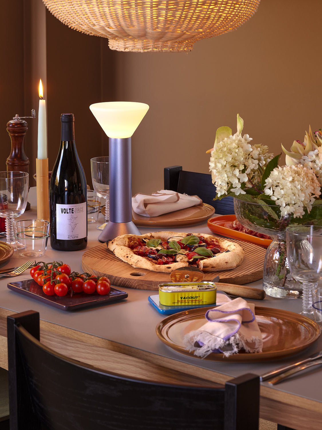 Monarch Skærebrætter Rund Natur (sæt af 2) - ø33xh2, ø40xh2cm