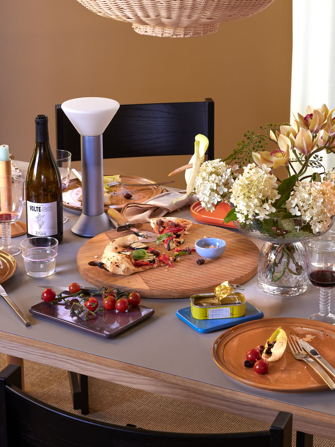 Monarch Skærebrætter Rund Natur (sæt af 2) - ø33xh2, ø40xh2cm