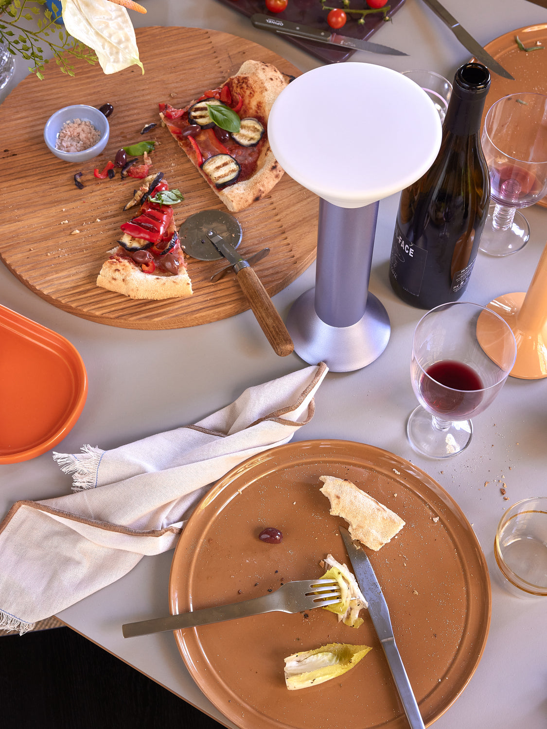 Monarch Skærebrætter Rund Natur (sæt af 2) - ø33xh2, ø40xh2cm