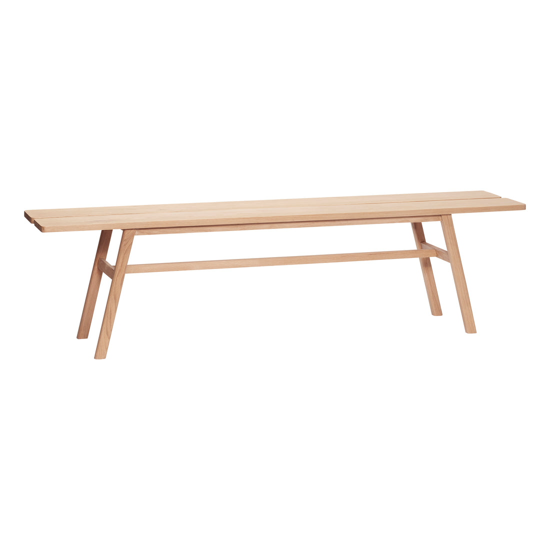 Ground Bænk  Natur - 180x40xh48cm