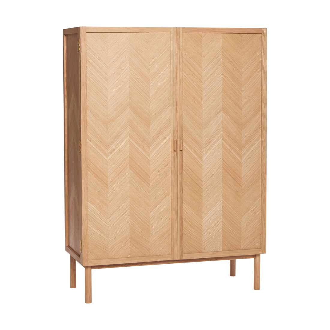 Herringbone Klædeskab Medium Natur - 100x42xh140cm