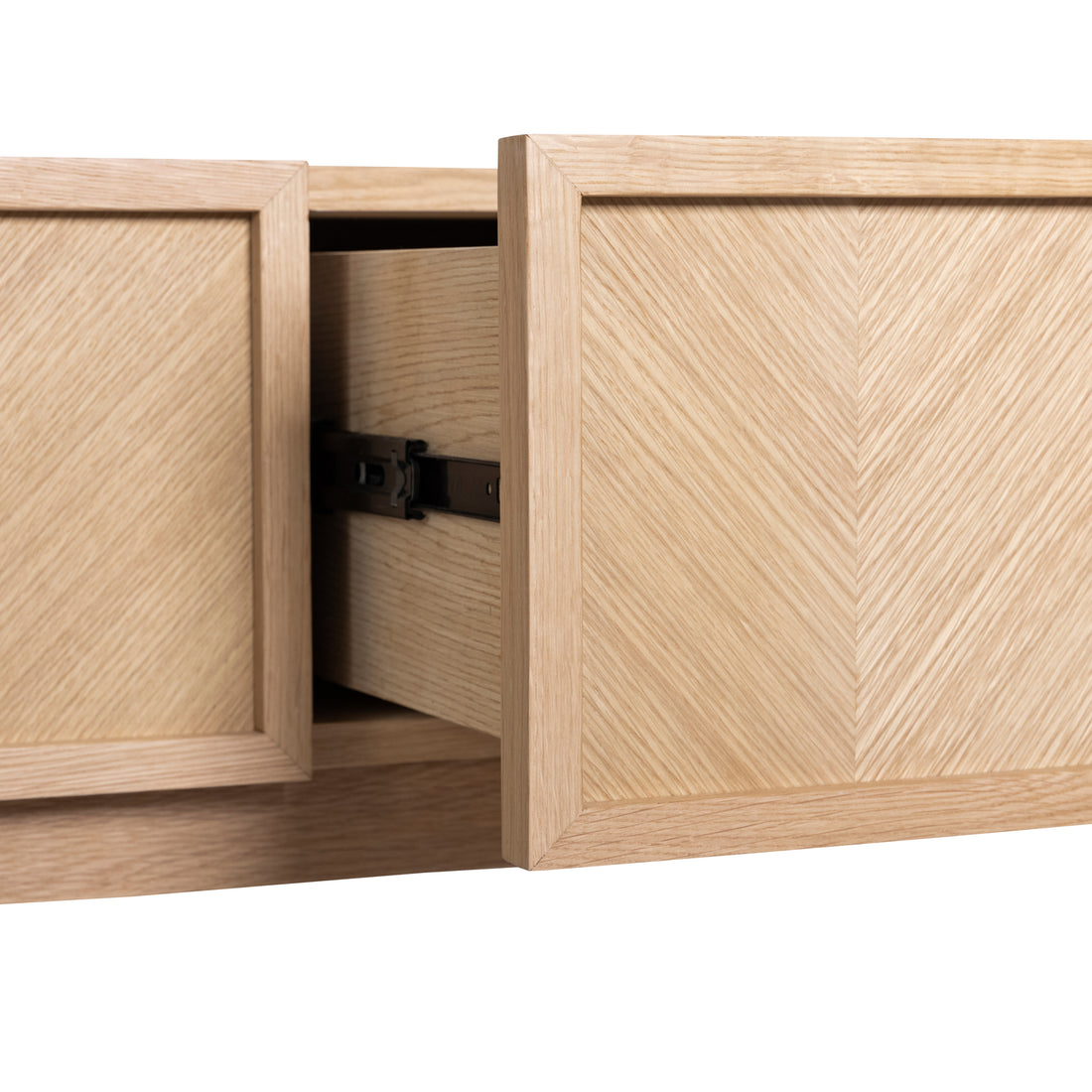 Herringbone Konsolbord Skuffer Natur - 150x38xh90cm