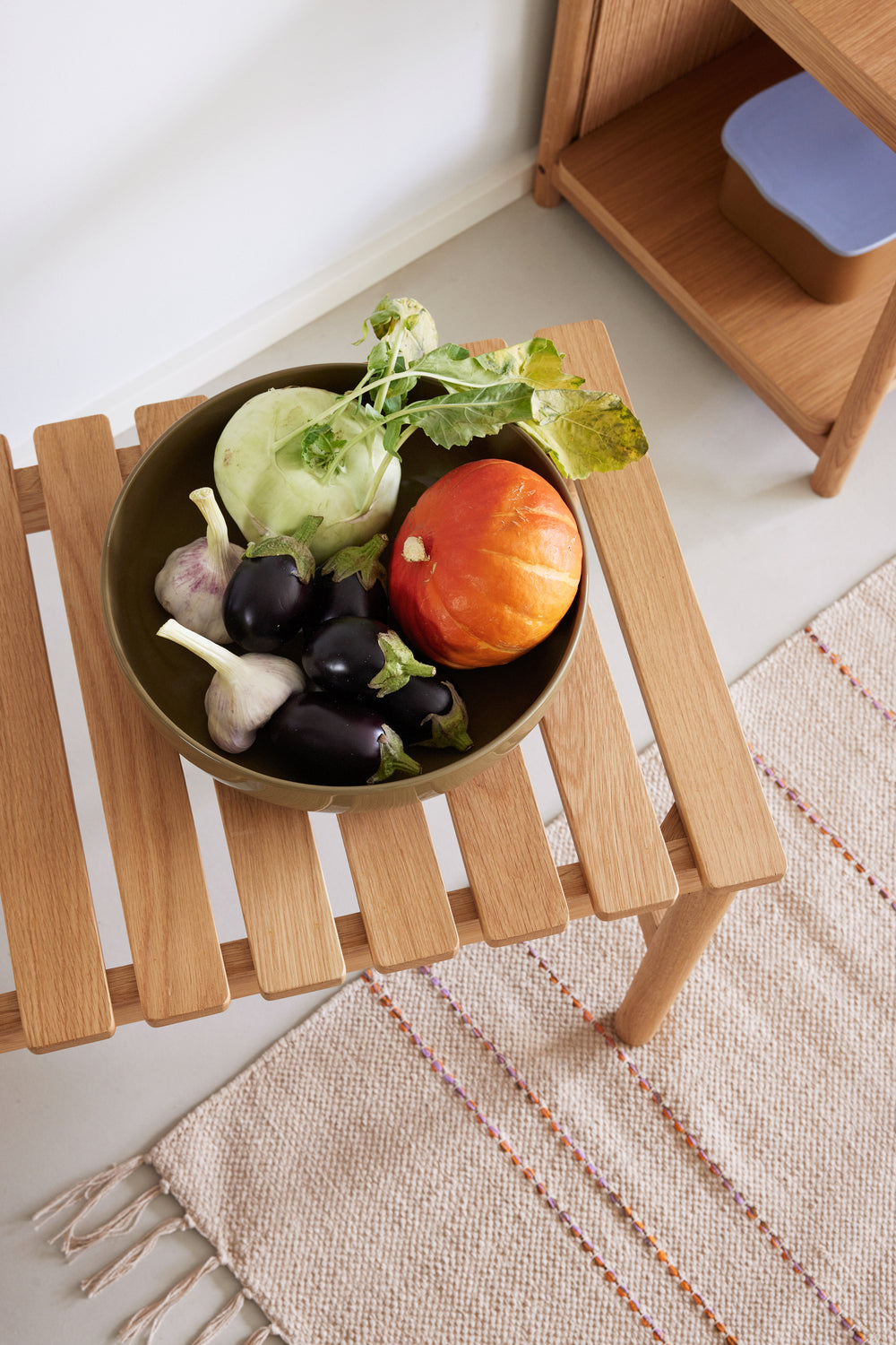 Row Bænk  Small Natur - 70x40xh45cm