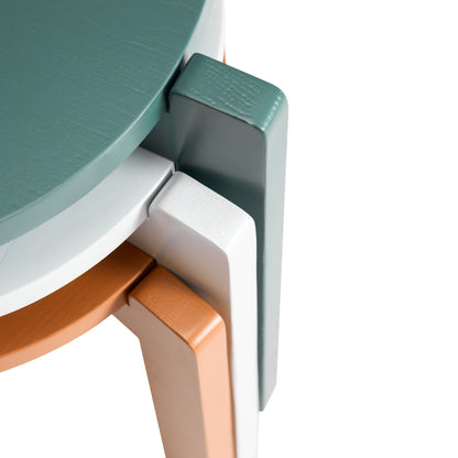 Always Skammel  Orange - ø45xh42cm