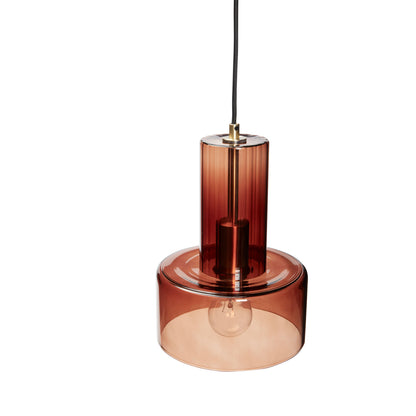 Ripple Pendel  Ravfarve - ø20xh27cm
