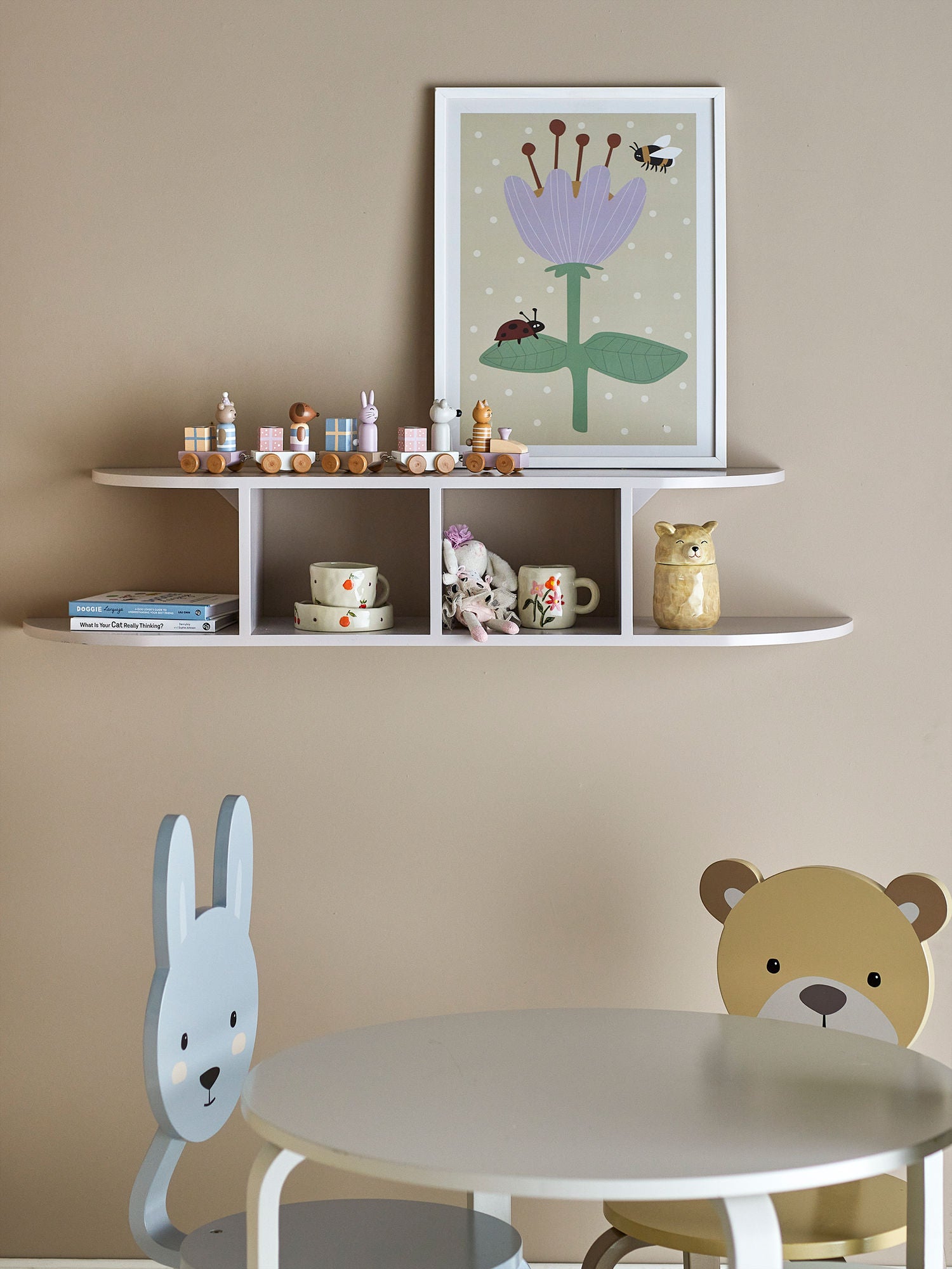 Bloomingville MINI Elias Hylde, Grå, MDF
