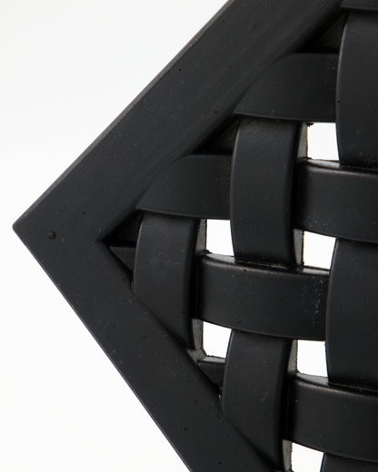 Dørmåtte, HDBraid, Sort 60x40 cm