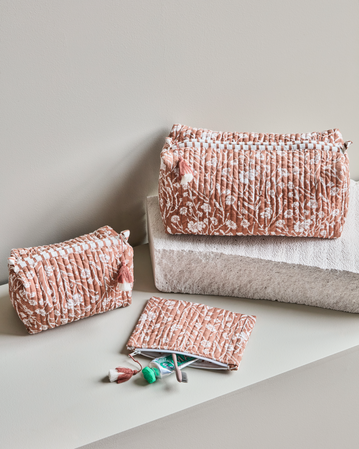 Toilettaske, HDCare, Rosa