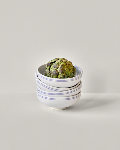 Skål, NVBistro, Blå;Hvid