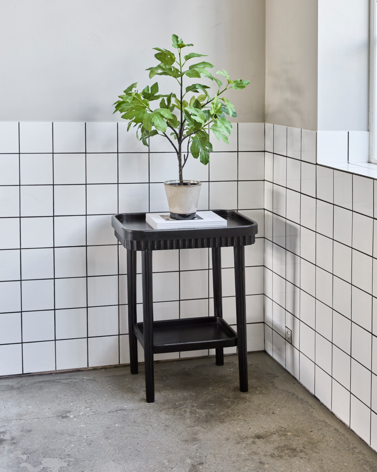 Sidebord, HDMesa, Sort