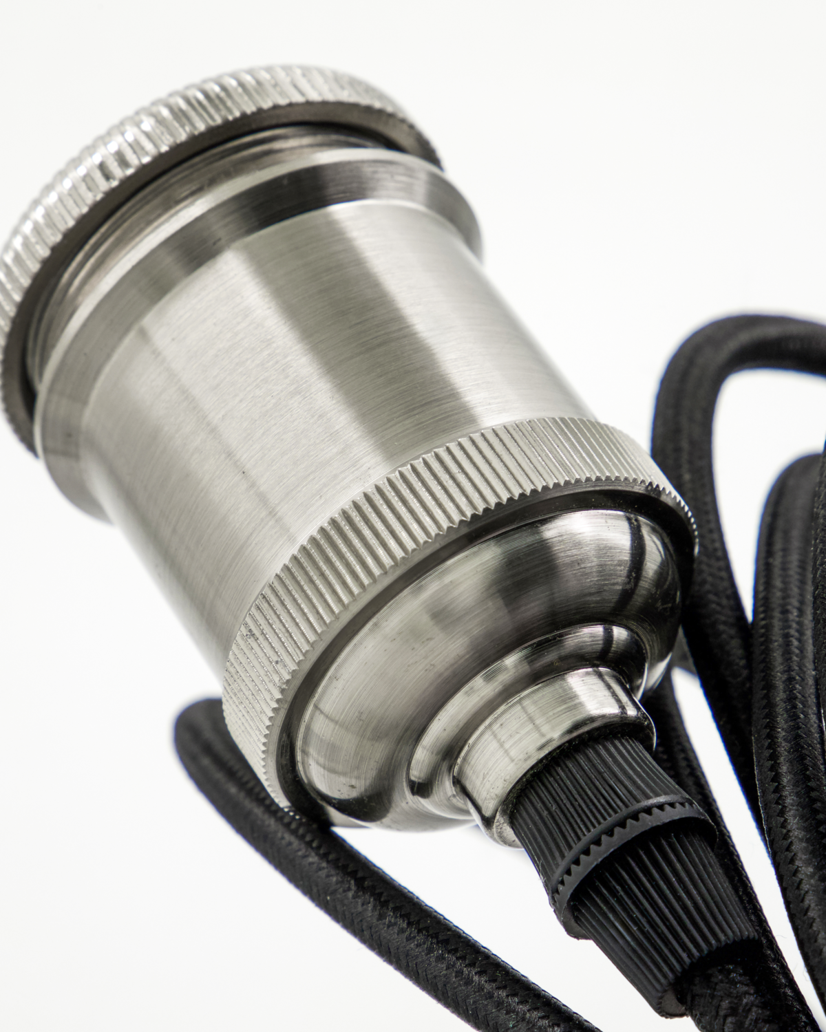 E27 fatning, HDFly, Sølv finish