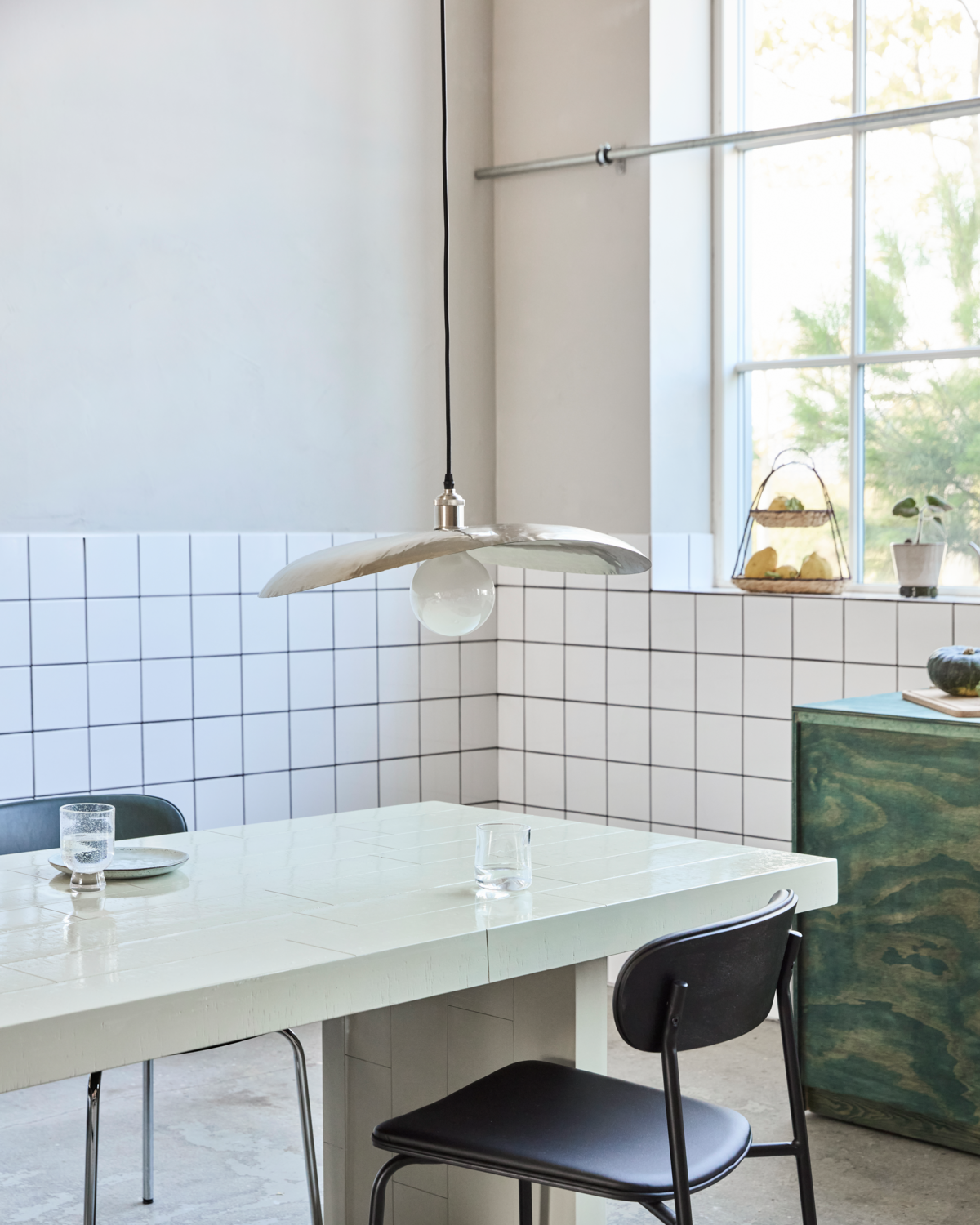 Lampeskærm, HDHatt, Børstet sølv