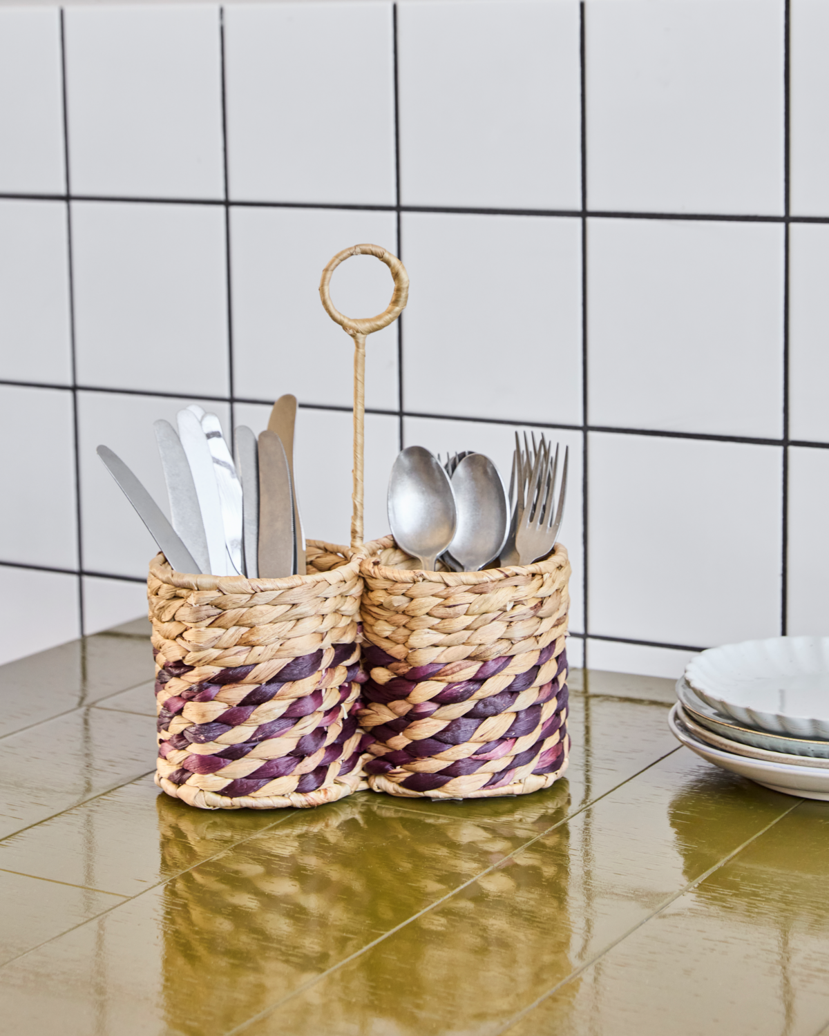 Opbevaring, HDBasket, Brun;Natur