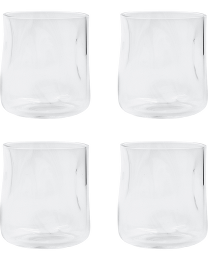 Drikkeglas, HDSand, Klar