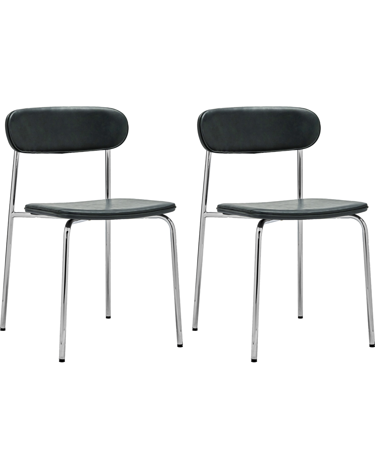 Stol, HDPova, Krom;Mørkegrøn